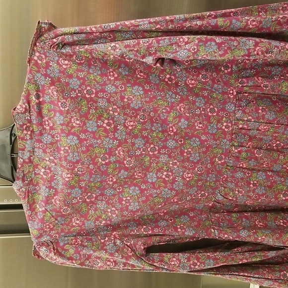 💕BANJANAN💕 Liberty Dress ~ Hedgehog Boysenberry Print Medium M NWT - Picture 11 of 15